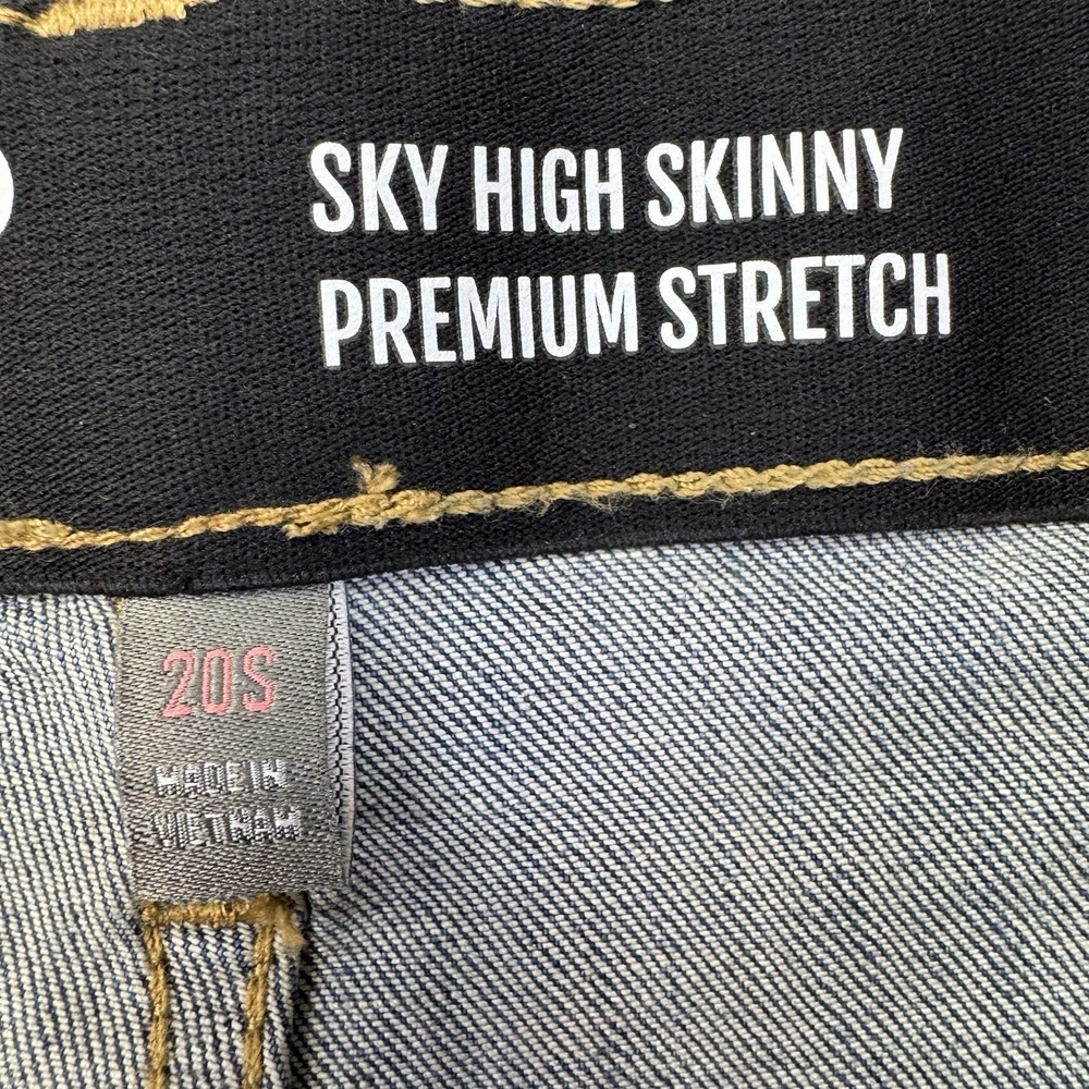 Torrid Jeans Women's 20S Sky High Skinny Premium Stretch Medium Wash Plus Size - Picture 11 of 15